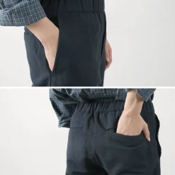 FUJITO / Cotton Linen Seersucker Easy Pants