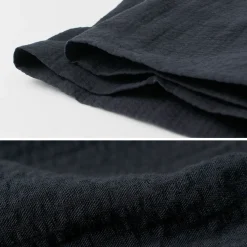 FUJITO / Cotton Linen Seersucker Easy Pants