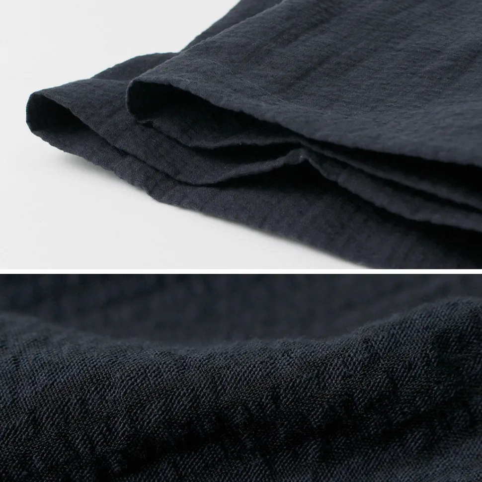 FUJITO / Cotton Linen Seersucker Easy Pants