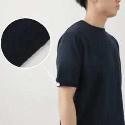 FUJITO / Crew Neck Knit T-Shirt