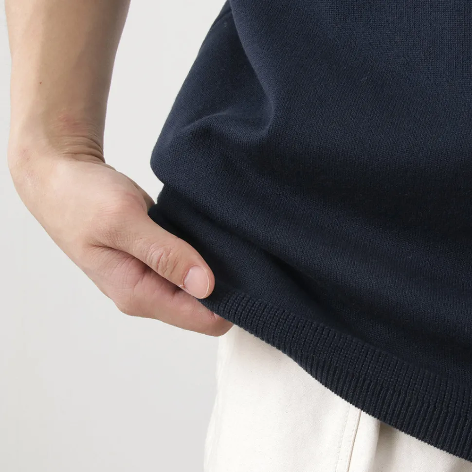 FUJITO / Crew Neck Knit T-Shirt