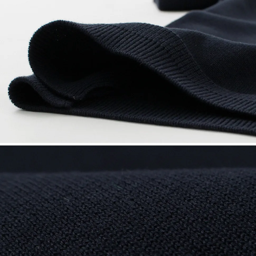 FUJITO / Crew Neck Knit T-Shirt