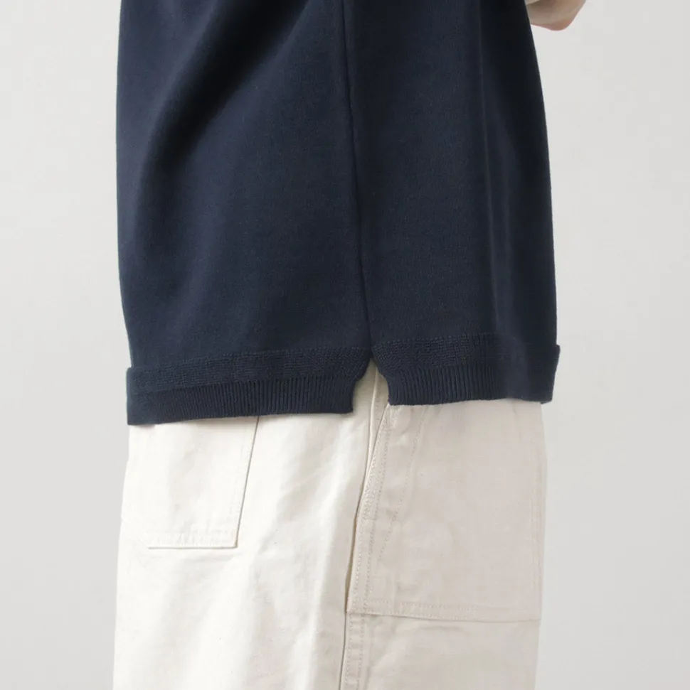 FUJITO / Crew Neck Knit T-Shirt