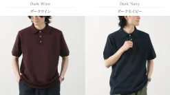FUJITO / Knit Polo Easy Solid Collar