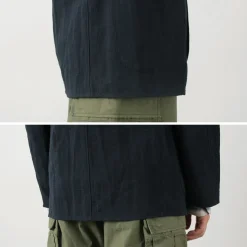 FUJITO / N.O.UN Jacket Cotton Linen Seersucker