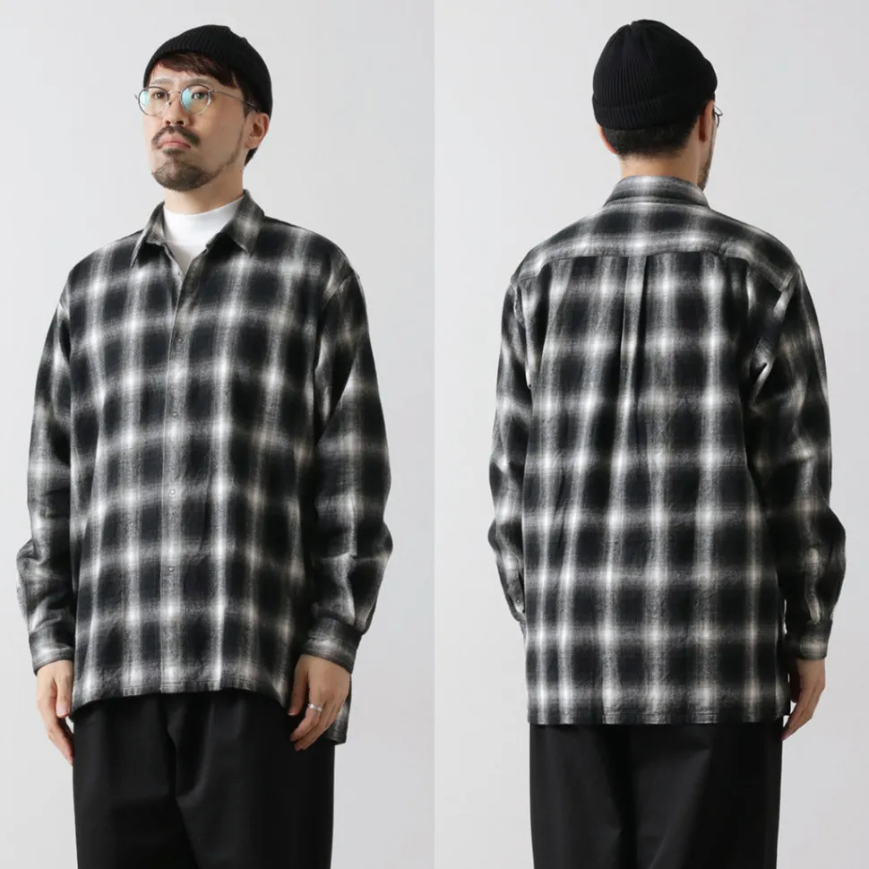 FUJITO / Ring Shirt Ombre Check