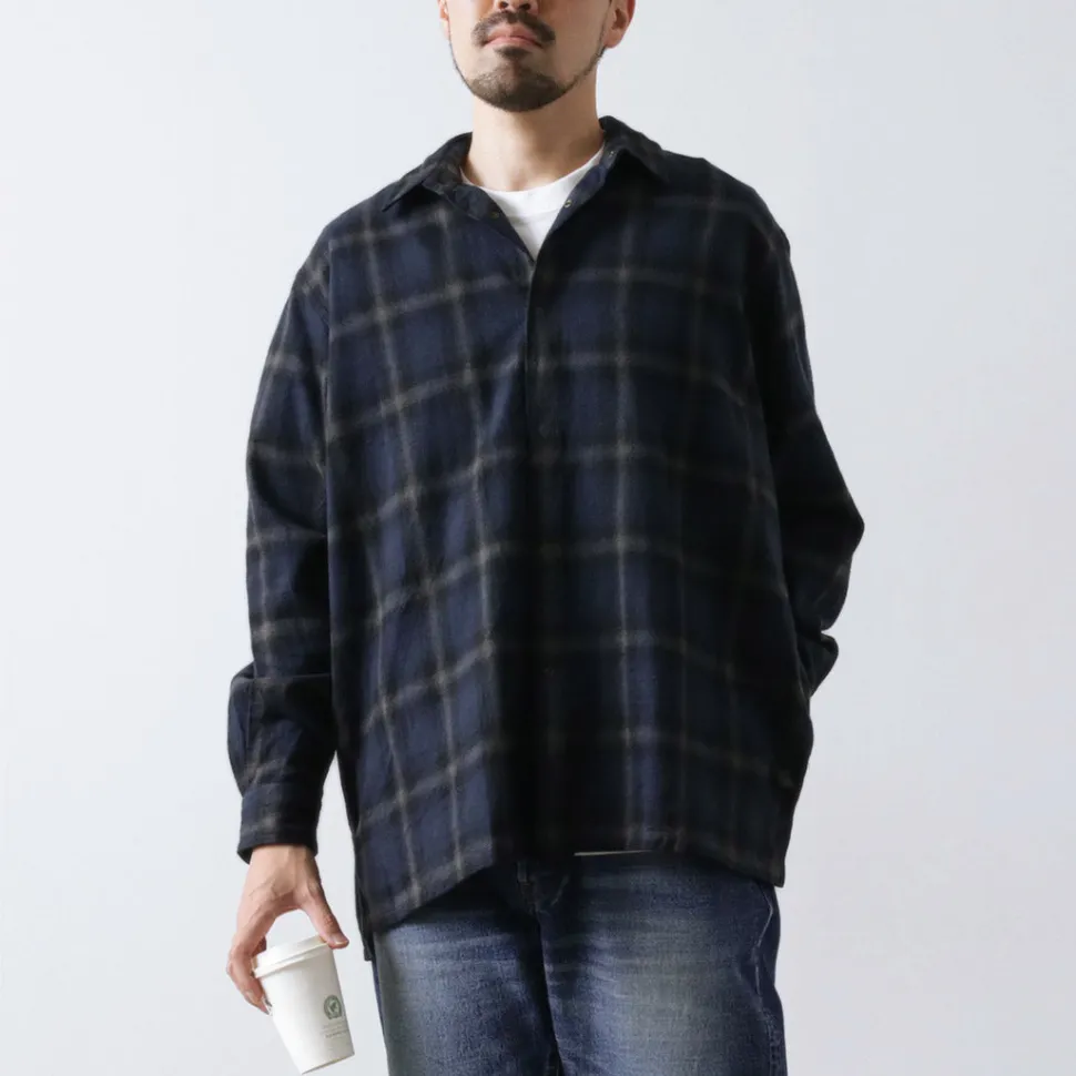 FUJITO / Ring Shirt Ombre Check