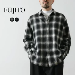 FUJITO / Ring Shirt Ombre Check