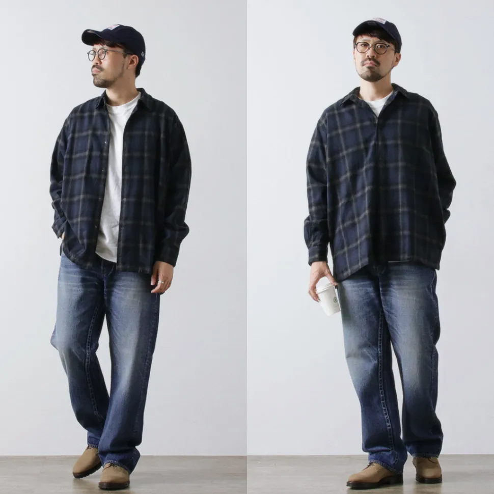 FUJITO / Ring Shirt Ombre Check