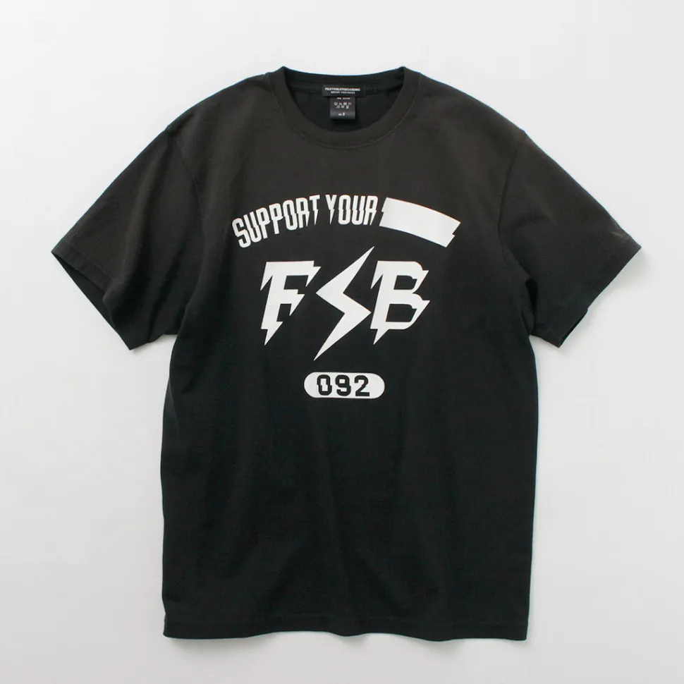 FUJITO / Short Sleeve T-Shirt Impulse Logo Vintage Finish