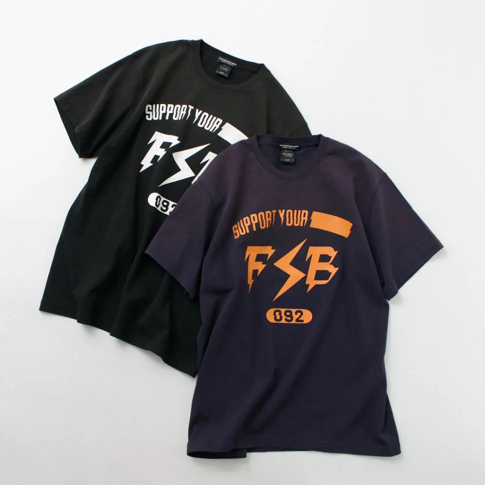 FUJITO / Short Sleeve T-Shirt Impulse Logo Vintage Finish