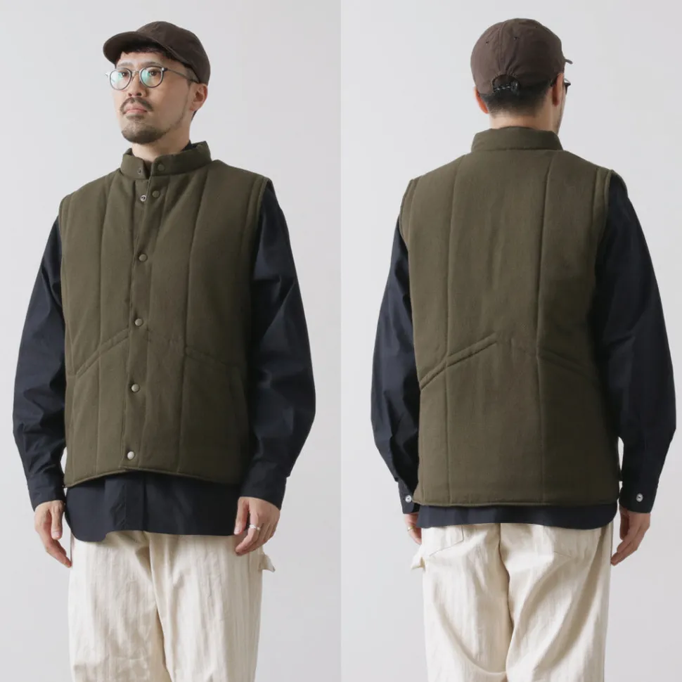 FUJITO / Ski vest Wool serge
