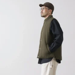 FUJITO / Ski vest Wool serge