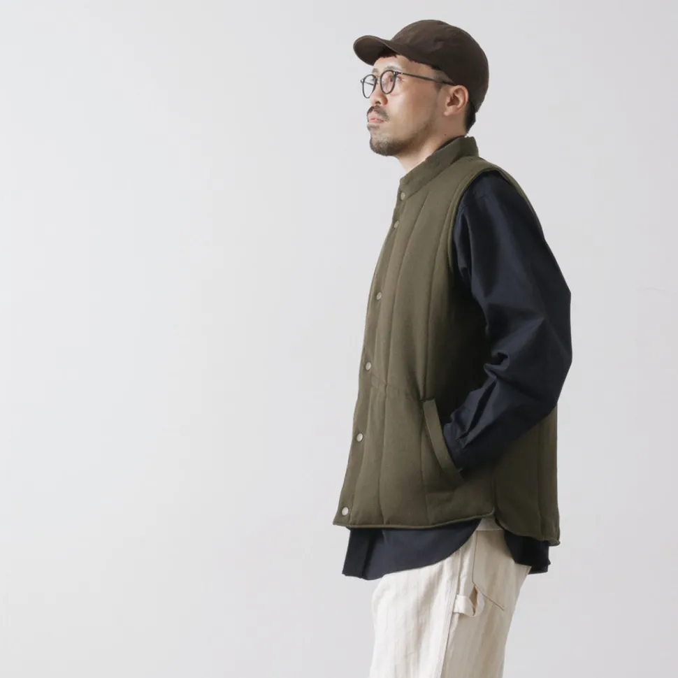 FUJITO / Ski vest Wool serge