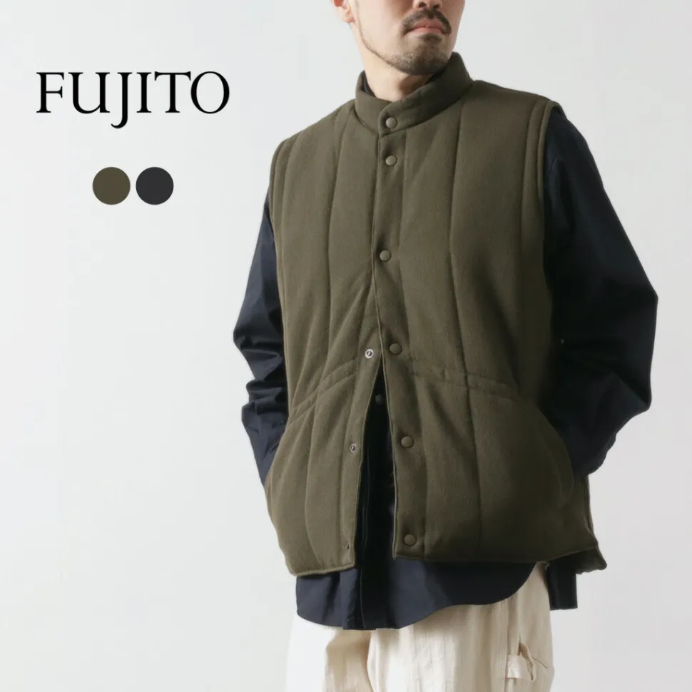 FUJITO / Ski vest Wool serge