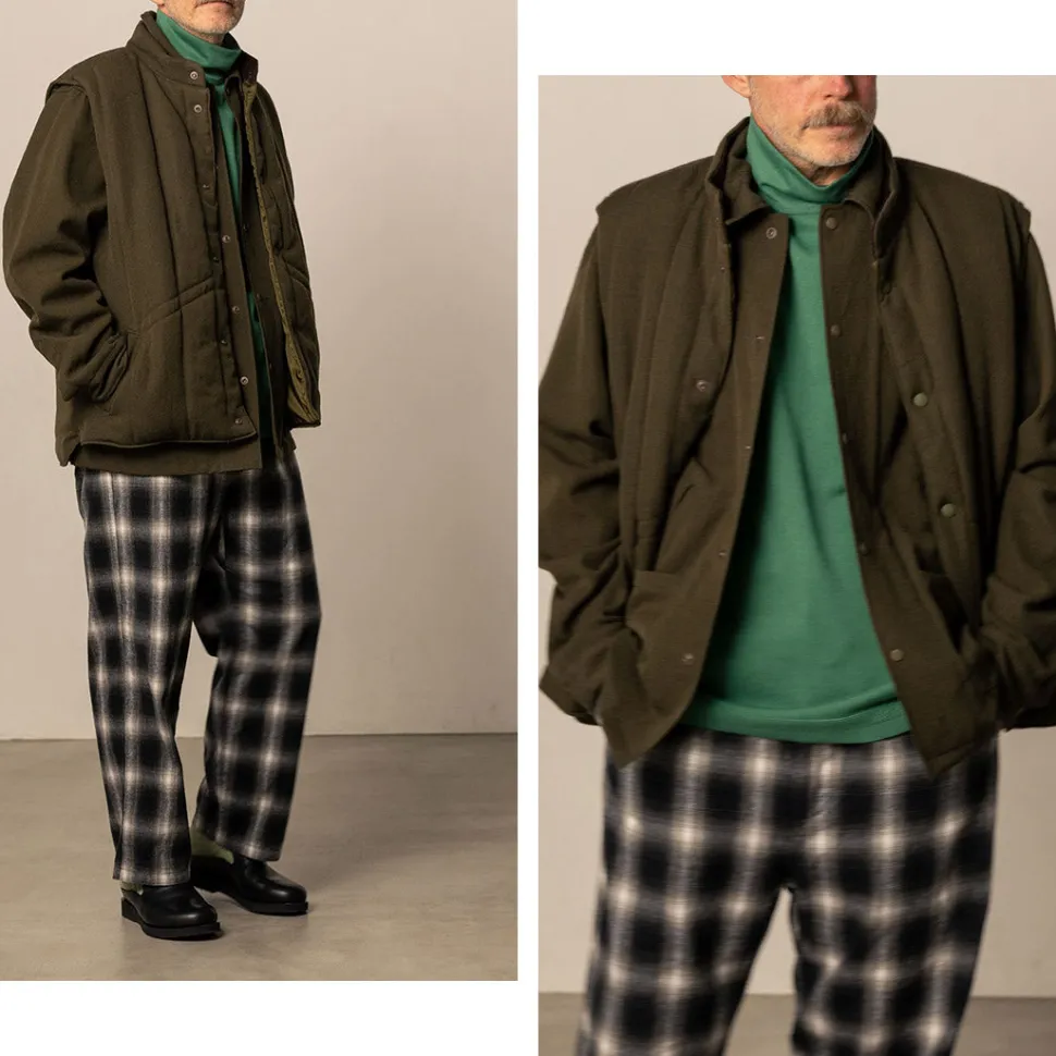 FUJITO / Ski vest Wool serge