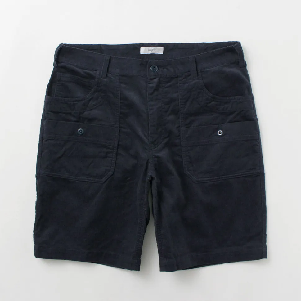FUJITO / Summer corduroy Explorer Shorts