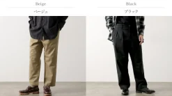 FUJITO / 2-Tuck Trousers Chino