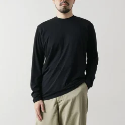 FYNELYNE ENGINEERED BY LIFILL / Cottony Long Sleeve Crew Neck T-Shirt
