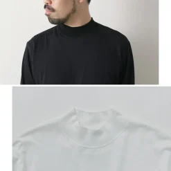 FYNELYNE ENGINEERED BY LIFILL / Cotton Long Sleeve Mock Neck T-Shirt