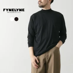 FYNELYNE ENGINEERED BY LIFILL / Cotton Long Sleeve Mock Neck T-Shirt