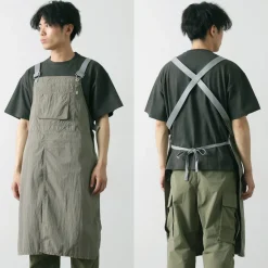 GARAGE GREEN WORKS / Danner Collaboration Cotton Nylon Buff Long Apron