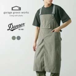 GARAGE GREEN WORKS / Danner Collaboration Cotton Nylon Buff Long Apron