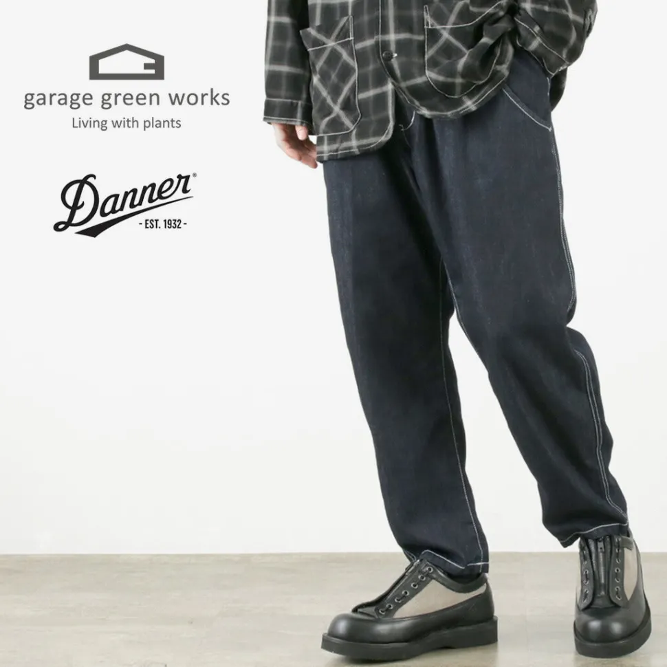 GARAGE GREEN WORKS / Field 6 Pocket Denim Pants Danner Collaboration