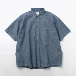 GARAGE GREEN WORKS / Half Sleeve Dungaree Shirt