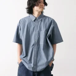 GARAGE GREEN WORKS / Half Sleeve Dungaree Shirt