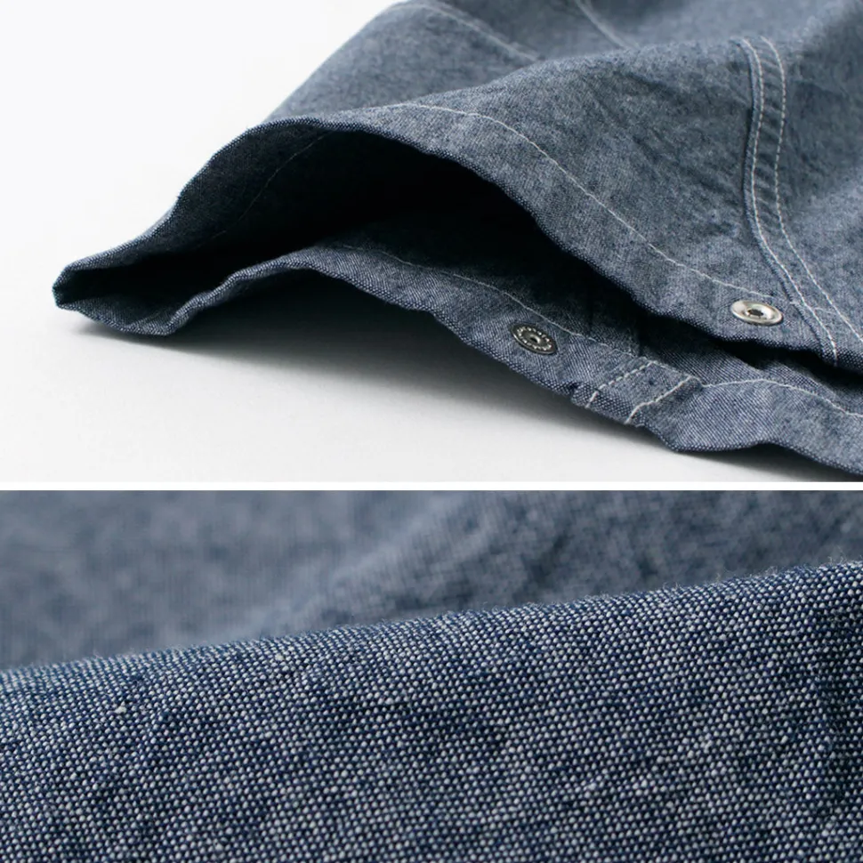 GARAGE GREEN WORKS / Half Sleeve Dungaree Shirt