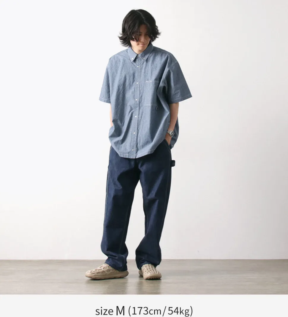 GARAGE GREEN WORKS / Half Sleeve Dungaree Shirt
