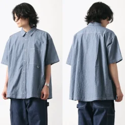 GARAGE GREEN WORKS / Half Sleeve Dungaree Shirt