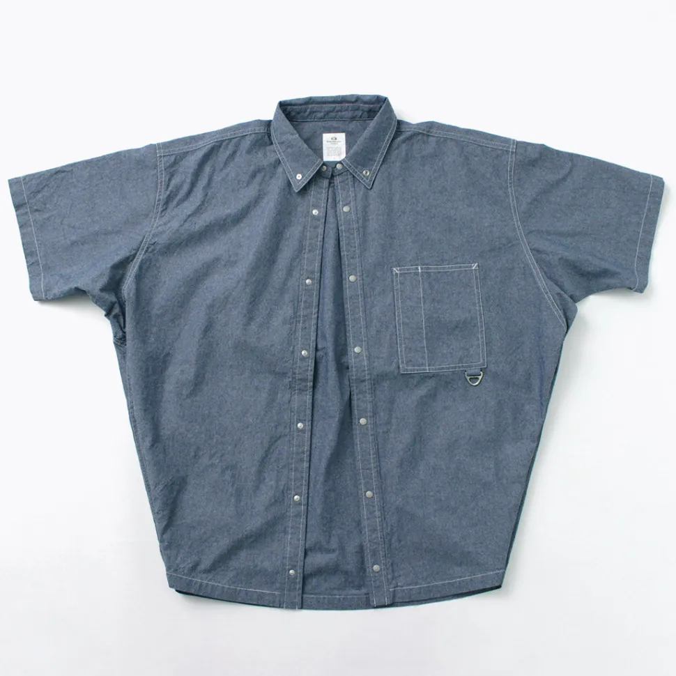GARAGE GREEN WORKS / Half Sleeve Dungaree Shirt