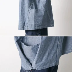 GARAGE GREEN WORKS / Half Sleeve Dungaree Shirt