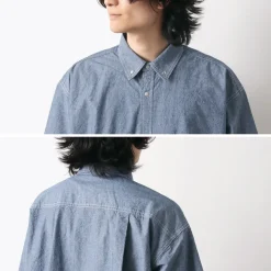 GARAGE GREEN WORKS / Half Sleeve Dungaree Shirt