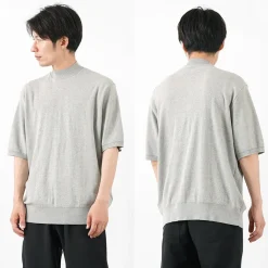 GICIPI / Calamaro Mock neck Relaxed fit Knit and sew