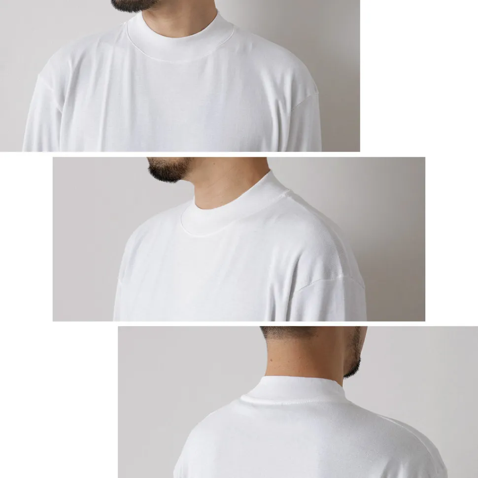 GICIPI / Delfino Crew Neck Basic Fit Long Sleeve Cut and Sewn