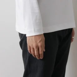 GICIPI / Delfino Crew Neck Basic Fit Long Sleeve Cut and Sewn