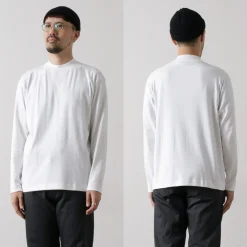 GICIPI / Delfino Crew Neck Basic Fit Long Sleeve Cut and Sewn