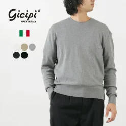 GICIPI / Lupo Crew Neck Relaxed Fit Knit Sewn