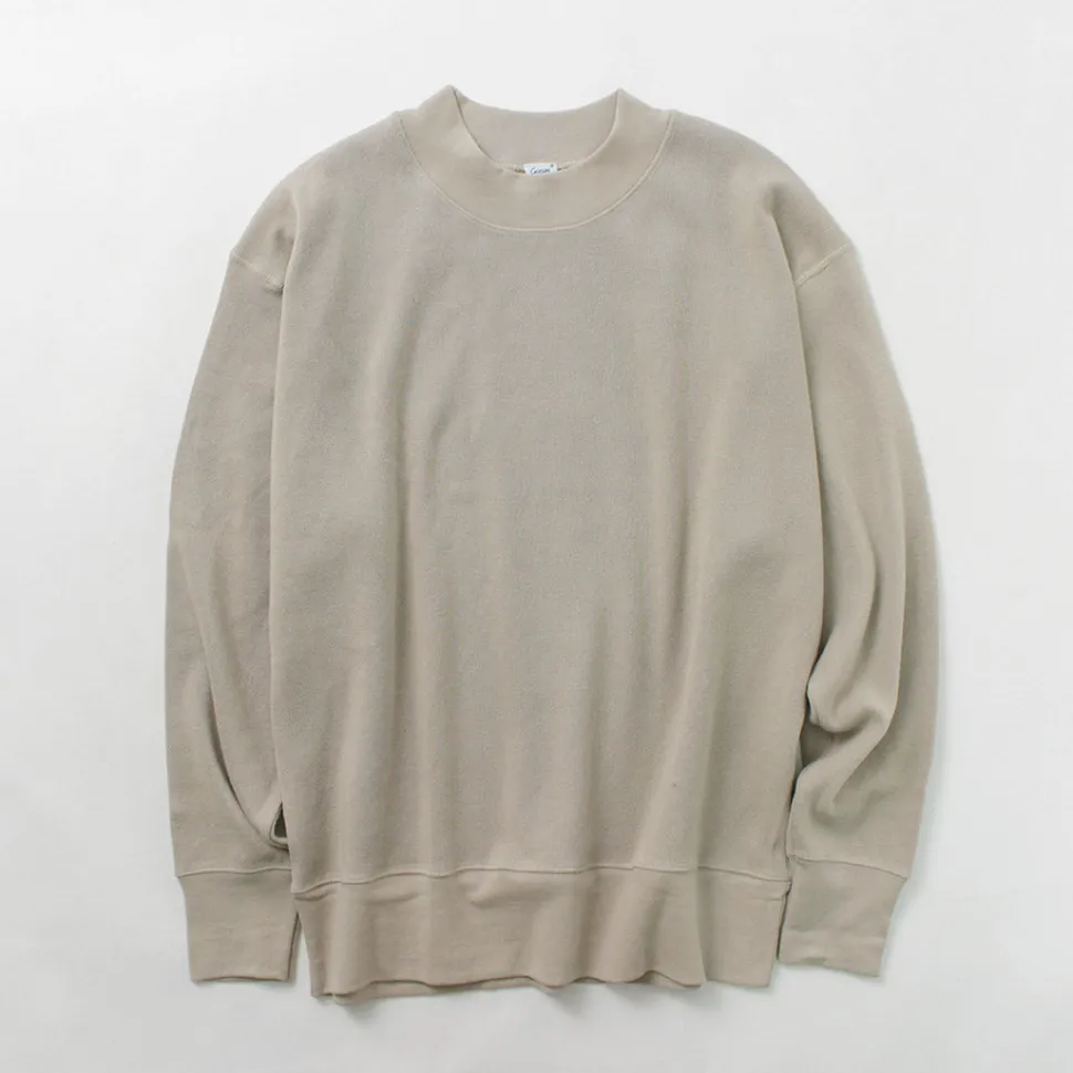 GICIPI / ORSO Crew Neck Ribbed Long Sleeve Milano Rib Knit Sewn