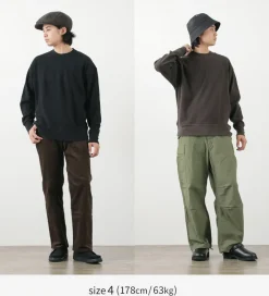 GICIPI / ORSO Crew Neck Ribbed Long Sleeve Milano Rib Knit Sewn
