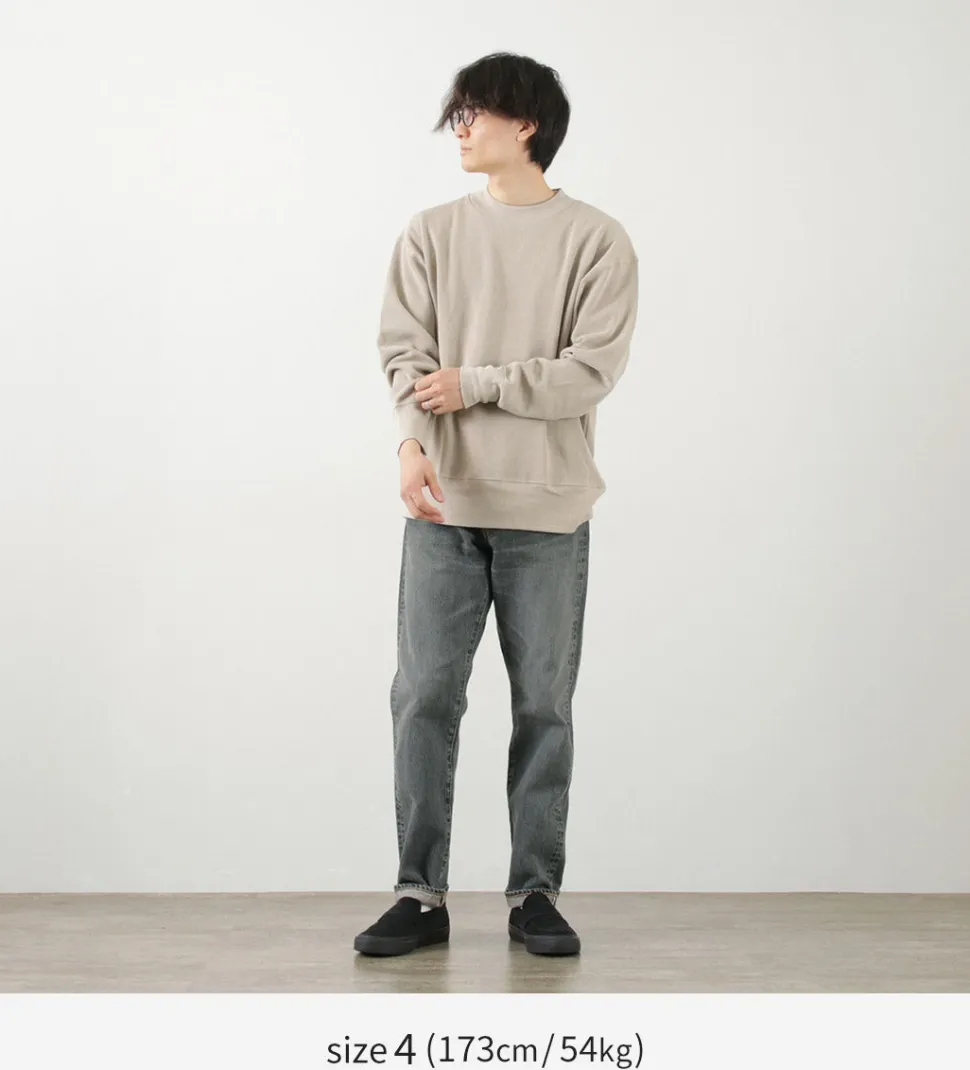 GICIPI / ORSO Crew Neck Ribbed Long Sleeve Milano Rib Knit Sewn