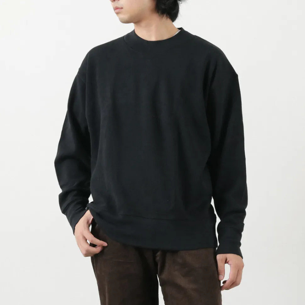 GICIPI / ORSO Crew Neck Ribbed Long Sleeve Milano Rib Knit Sewn