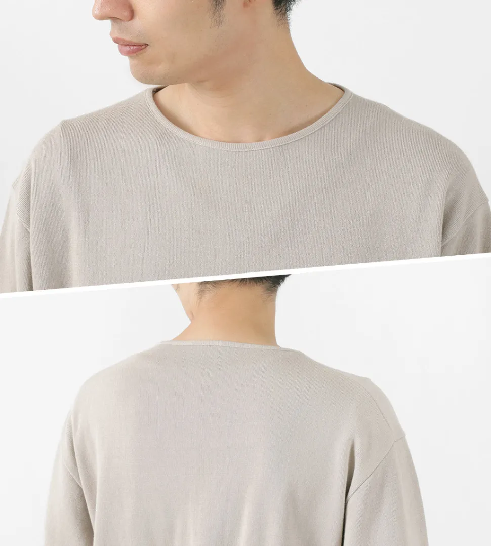 GICIPI / PITONE Boat Neck Wide Fit Milano Rib Knit sewn
