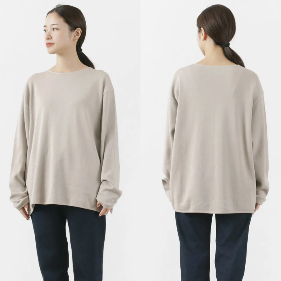 GICIPI / PITONE Boat Neck Wide Fit Milano Rib Knit sewn