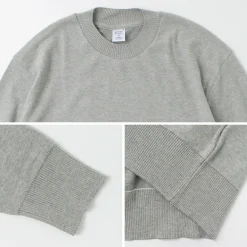 GICIPI / Riccio Riccio Crew Neck Relaxed Fit Long Sleeve Knit Sewn