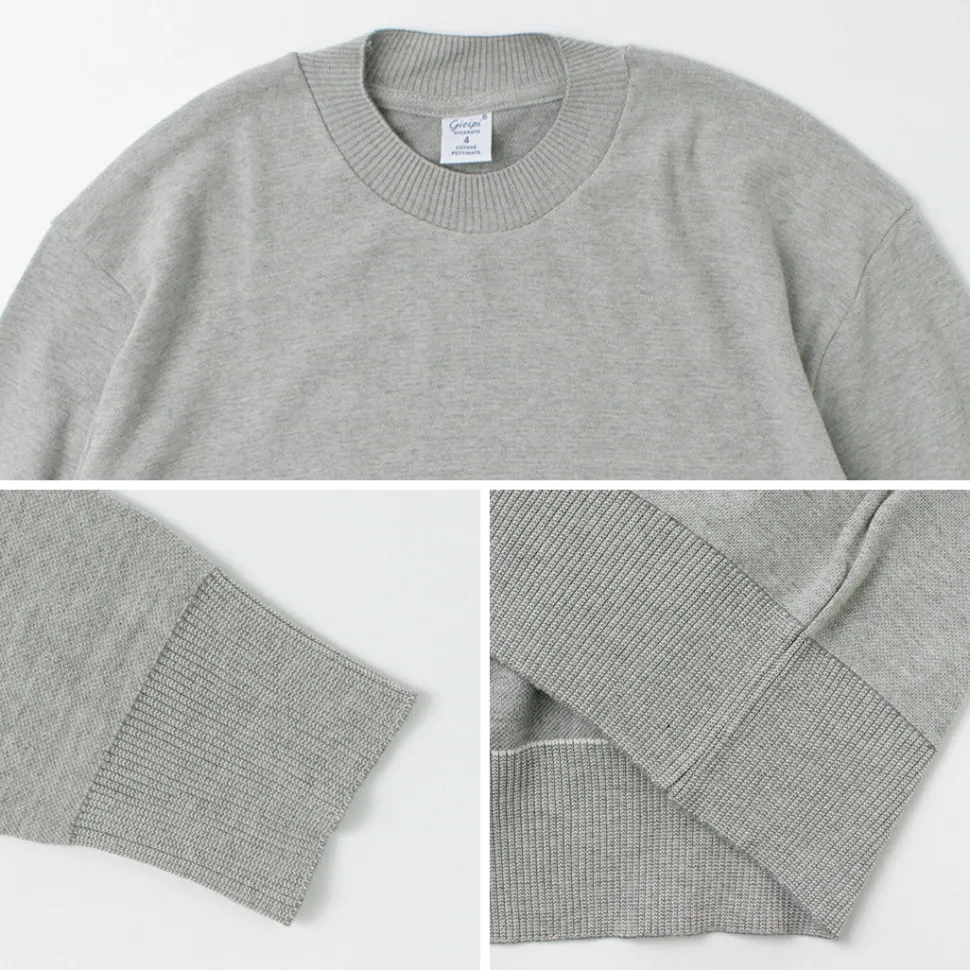 GICIPI / Riccio Riccio Crew Neck Relaxed Fit Long Sleeve Knit Sewn