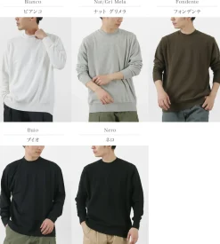 GICIPI / Riccio Riccio Crew Neck Relaxed Fit Long Sleeve Knit Sewn